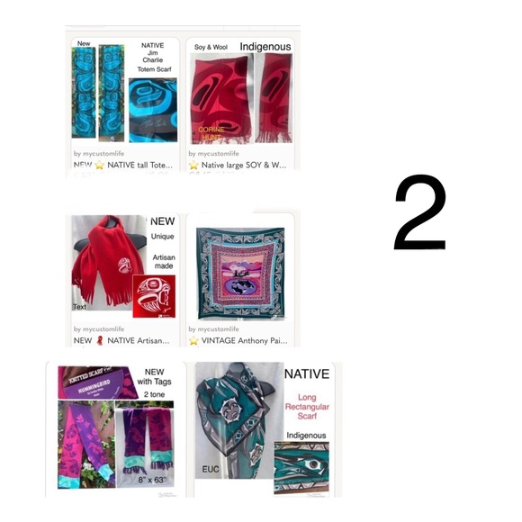 NEW 🧣 NATIVE Artisan Made Scarf with Unique Design - Picture 13 of 14